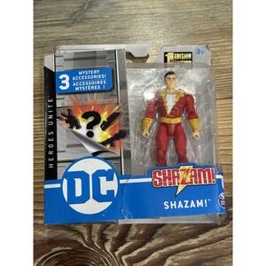 SHAZAM! Spin Master DC Heroes Unite 4 Inch Action Figure 1st Edition New Sealed